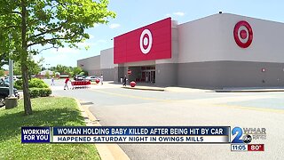 Grandmother holding granddaughter struck, killed by unlicensed driver in Target parking lot