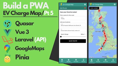 Build a Route Select Page | Quasar Framework | Vue 3 | Pt 5