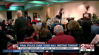 Final Police Chief Town Hall Meeting Tonight