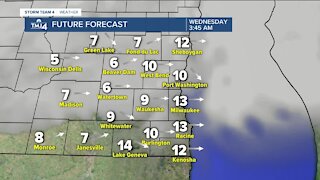 Breezy, but nice day ahead
