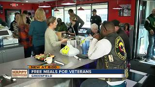 Local diner serviing free meals to veterans