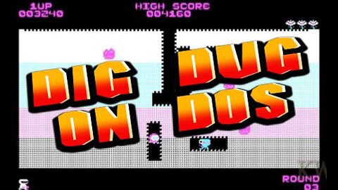 Dig Dug on DOS Baby!!!!!