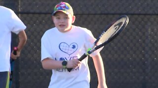 Love Serving Autism fuels kid's love for tennis
