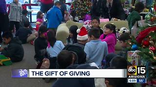 Christmas comes early for low income elementary students in the Valley