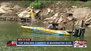 Top anglers compete in bassmaster elite