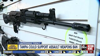 Tampa councilman proposes resolution for assault weapons ban