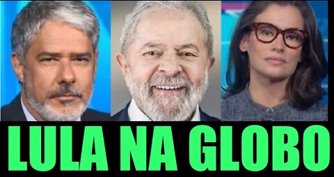 LULA NO JORNAL NACIONAL DA GLOBO ! SUGESTÕES DE PERGUNTAS PARA WILLIAM BONNER