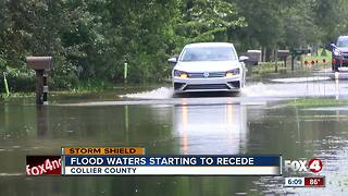 Most Collier roads open, but water still over many roads Monday