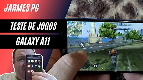 Impressionado, Teste de Jogos Galaxy A11 [Call of Duty, Free Fire e Asphalt 9 Legends]