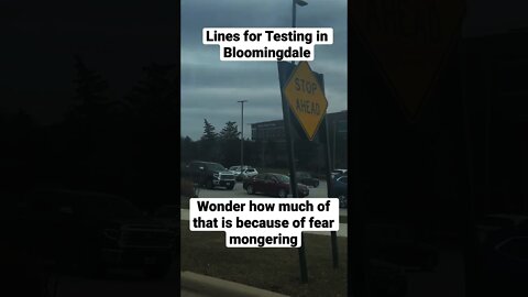 Testing lines in Bloomingdale on 23 Dec 2921