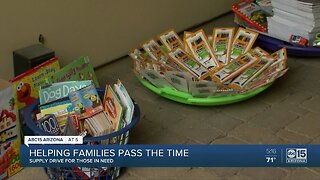 Chandler teens organize supply drive to help pass the time