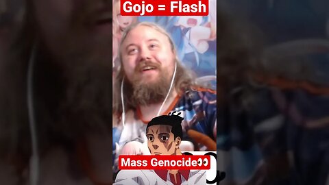Gojo Turns into the flash and COMMITS MASS GENOCIDE THIS SCENE IS CRAZY #reaction #shorts #anime
