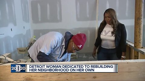 Detroit woman buying back her neighborhood, bringing healthy food to Detroit's east side