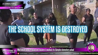 What would cause Principal and Teachers to walkout of a Compton elementary school?