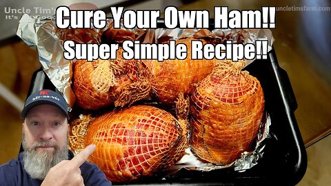 Curing and Smoking Multiple Hams at Once With Super Simple Recipe@UncleTimsFarm