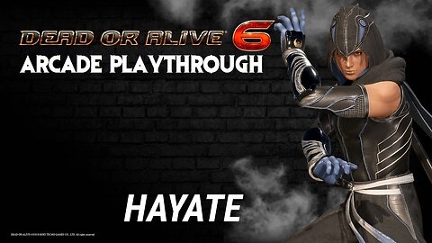 Dead or Alive 6: Hayate Arcade Playthrough
