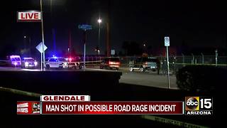 Glendale police investigating possible road rage shooting