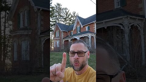 One Minute Tour Abandoned Victorian Mansion Built in 1877 #abandoned #shortsvideo #shortsfeed