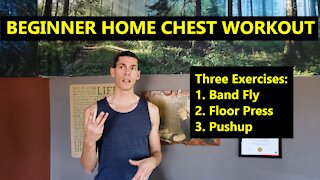 Beginner Home Workout With Minimal Equipment | CHEST FOCUS | 20 Minute Circuit |