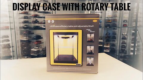 LEDicase w/Rotary table and adjustable Shelf - Unboxing and fast building