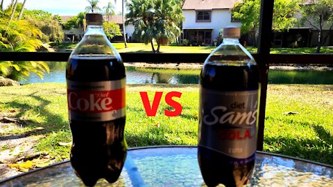 Diet Woke Coke vs Diet Sam's Cola