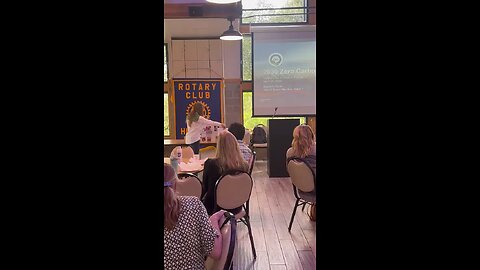 Grace speaks at Rotary