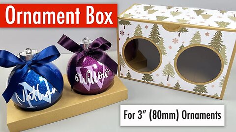 DOUBLE ORNAMENT BOX TUTORIAL DIY