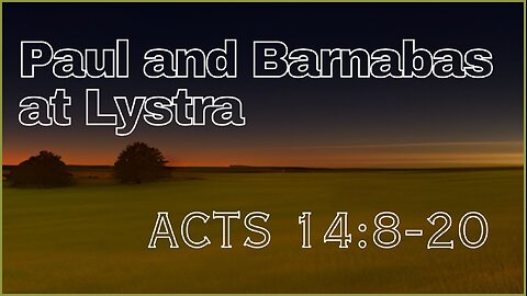 ECF Livestream 03.10.2024 | Acts 14:8-20 | Kevin Salinas | Worship with Bradbury’s