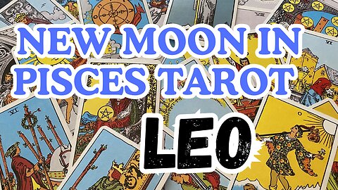Leo ♌️- Time to live courageously! Pisces New Moon 🌑 Tarot reading #leo #tarotary #tarotreading