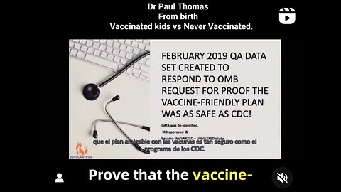 Vaccinated vs Never Vaccinated - Dr Paul Thomas