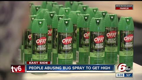 People are using bug spray to get high and it's really dangerous