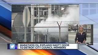 Marathon Oil explains nasty odor to Detroit City council members