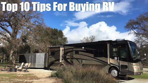 【RV Tips】Top 10 Things To Know When Buying An RV As Newbies