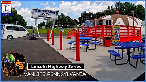 Lincoln Highway Roadside Attractions The Igloo Delicious Ice Cream Everett Pennsylvania Van life USA