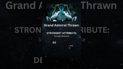 Star Wars Character Spotlight: Grand Admiral Thrawn #shorts