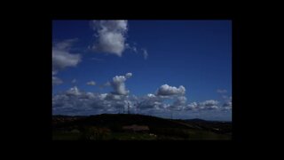 Scattered clouds 4k Timelapse. #Shorts