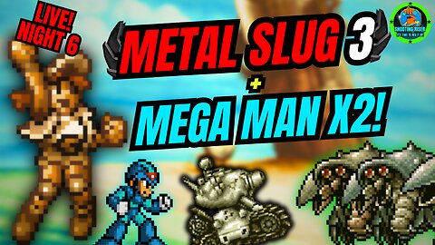 HARDEST ARCADE GAMES EVER! Metal Slug 3 + Mega Man X2 #live #metalslug #megamanx2