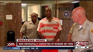 Man wrongfully convicted of murder set free