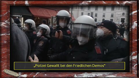 Polizei Gewalt bei den Friedlichen Demos