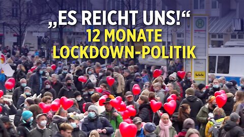 Nach 12 Monaten: „Es reicht uns" -Demonstrantenstimmen zur Lockdown-Politik - Teil 1/2