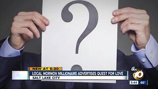 Local Mormon millionaire advertises his quest for love
