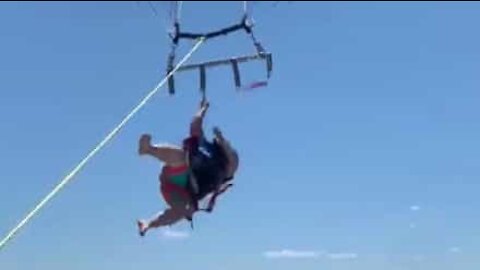 Parasailing accident almost ends in tragedy