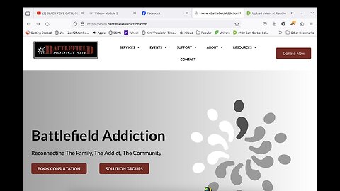 Introduction to Battlefield Addiction: Many of us know someone struggling, A Family First approach.