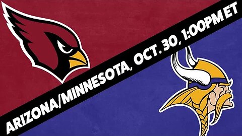 Minnesota Vikings vs Arizona Cardinals Predictions and Odds | Vikings vs Cardinals Preview | Week 8