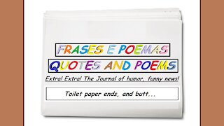 Funny news: Toilet paper ends, and butt... [Quotes and Poems]