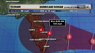 3:15 Thursday Hurricane Dorian Update