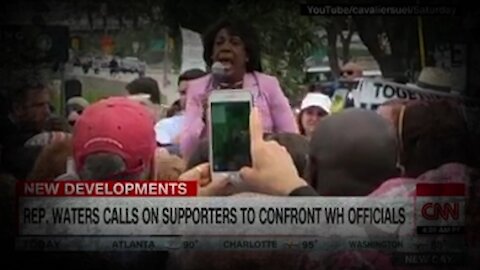 Rep. Maxine Waters encourages her supporters to lash out on Conservatives
