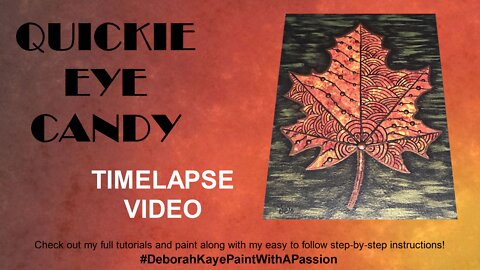 Quickie Eye Candy Video: Rustic Autumn Leaf