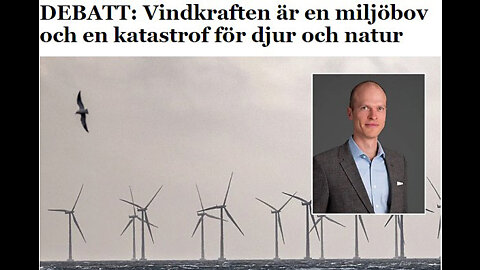 Vindkraft är en katastrof för djur och natur