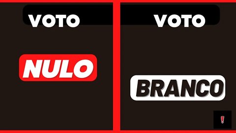 QUAL É A DIFERENÇA ENTRE O VOTO EM BRANCO E NULO